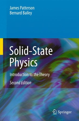 Solidstate Physics Introduction To The Theory 2nd Edition James Patterson