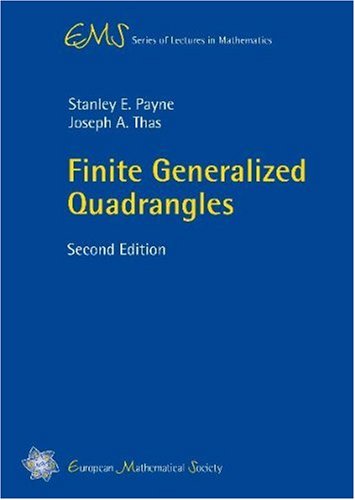 Finite Generalized Quadrangles 2ed Payne Se Thas Ja