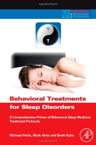Behavioral Treatments For Sleep Disorders Perlis M Et Al