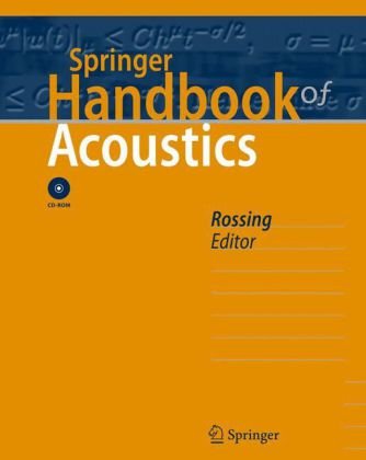 Springer Handbook Of Acoustics Rossing Td Et Al Eds