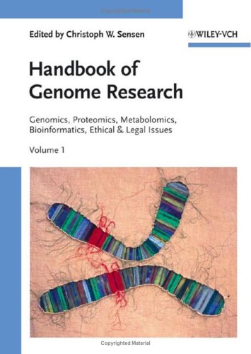 Handbook Of Genome Research Sensen Cw Ed