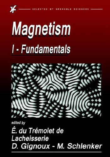 Magnetism Fundamentals Tremolet De Lacheisserie E Gignoux D