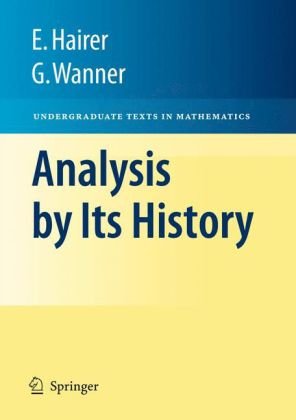 Analysis By Its History Wanner G Hairer E