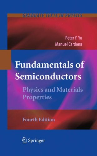 Fundamentals Of Semiconductors Physics And Materials Properties 4th Edition 4th Edition Peter Y Yu