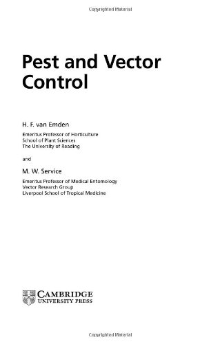 Pest And Vector Control Van Emden H Service M