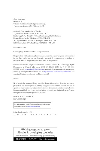 Vitamins And The Immune System 1st Edition Gerald Litwack Eds