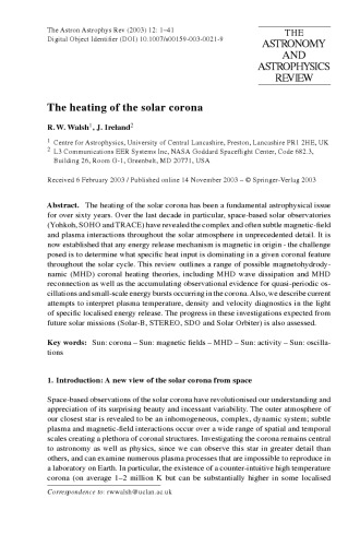Journal The Astronomy And Astrophysics Review Vol 12 No 14