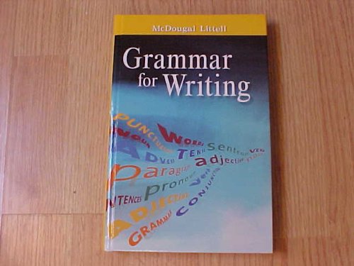 Grammar For Writing Grade 6 Student Harcourt School