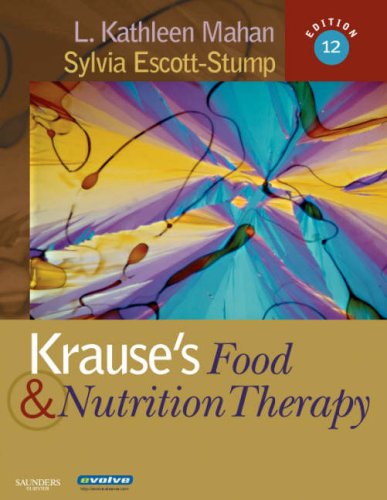 Krauses Food Nutrition Therapy 12th Edition L Kathleen Mahan Ms Rd Cde