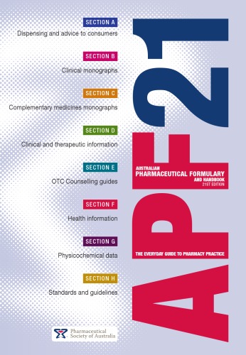 Australian Pharmaceutical Formulary And Handbook Pharmaceutical Society Of Australia