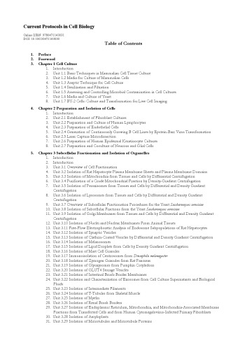 Current Protocols In Cell Biology Juan S Bonifacino Mary Dasso