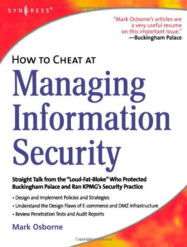 How To Cheat At Managing Information Security Mark Osborne