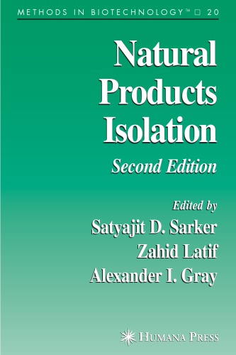 Natural Products Isolation Methods In Biotechnology Satyajit D Sarker