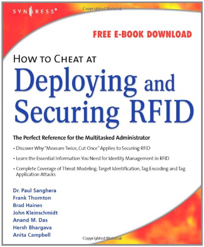 How To Cheat At Deploying And Securing Rfid Frank Thornton
