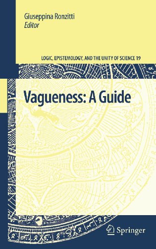 Vagueness A Guide Giuseppina Ronzitti Eds