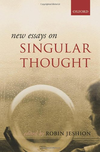 New Essays On Singular Thought Robin Jeshion