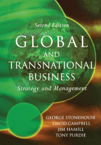 Global And Transnational Business Strategy And Management 2nd Edition George Stonehouse