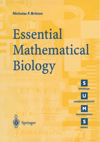 Essential Mathematical Biology Nicholas F Britton