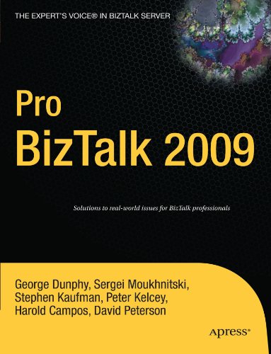 Pro BizTalk 2009 1st Edition by George Dunphy, Sergei Moukhnitski, Stephen Kaufman, Peter Kelcey, Harold Campos, David Peterson ISBN 1430219815 978-1430219811