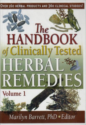 The Handbook Of Clinically Tested Herbal Remedies Vol 1 2 Marilyn Barrett