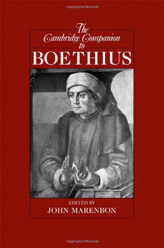 The Cambridge Companion To Boethius 1st Edition John Marenbon