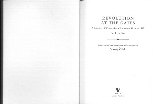 Repeating Lenin Slavoj Zizek