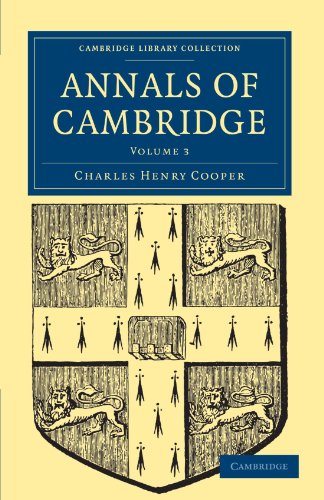 Annals Of Cambridge 1st Edition Charles Henry Cooper