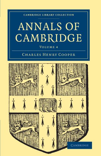 Annals Of Cambridge 1st Edition Charles Henry Cooper