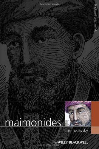 Maimonides Blackwell Great Minds 1st Edition Tamar M Rudavsky