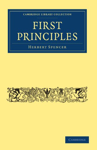 First Principles 1st Edition Herbert Spencer