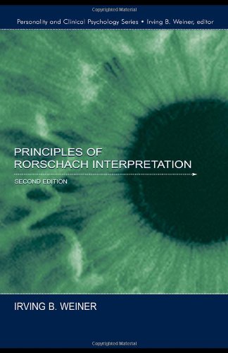 Principles Of Rorschach Interpretation Leas Personality And Clinical Psychology 2nd Edition Irving B Weiner