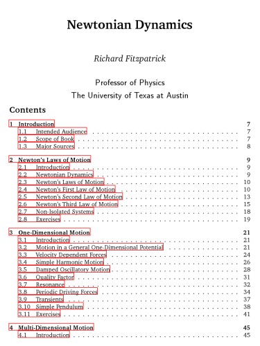 Newtonian Dynamics Richard Fitzpatrick