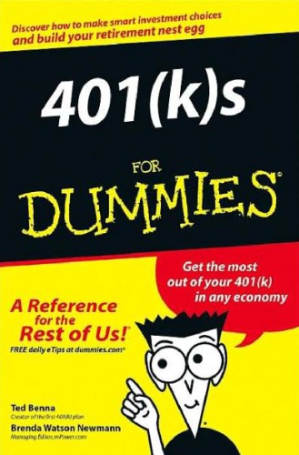 401ks For Dummies Ted Benna Brenda Watson Newmann