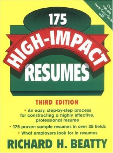 175 Highimpact Resumes Richard H Beatty