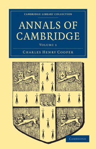 Annals Of Cambridge Charles Henry Cooper