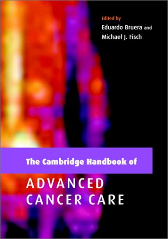 Handbook Of Advanced Cancer Care 1st Edition Michael J Fisch