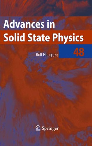 Advances In Solid State Physics 1st Edition Margit Zacharias