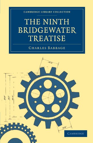 The Ninth Bridgewater Treatise 1st Edition Charles Babbage