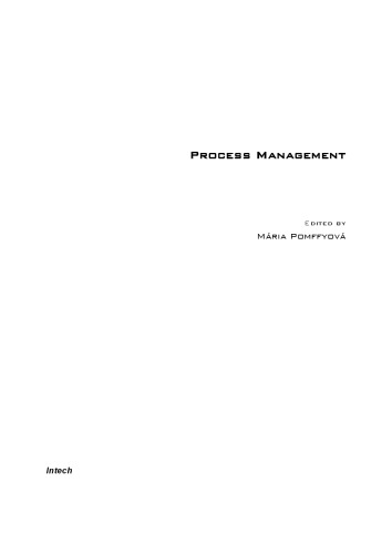 Process Management Edited By Mria Pomffyov