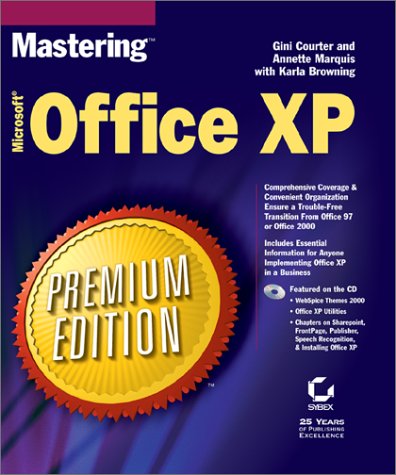 Mastering Microsoft Office Xp Premium Edition 1st Gini Courter