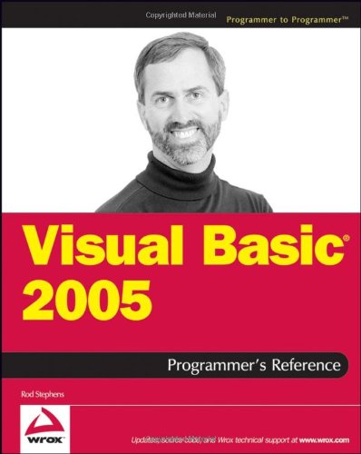 Visual Basic 2005 Programmers Reference 1st Edition Rod Stephens