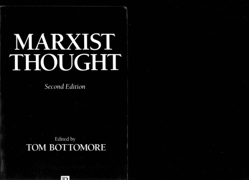 A Dictionary Of Marxist Thought 2 Sub Tom Bottomore Ed