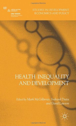 Health Inequality And Development Studies In Development Economics And Policy Mark Mcgillivray