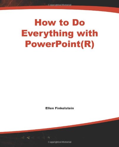 How To Do Everything With Powerpointr 1st Edition Ellen Finkelstein