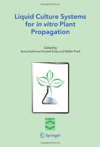 Liquid Culture Systems For In Vitro Plant Propagation 1st Edition Anne K Hvoslefeide