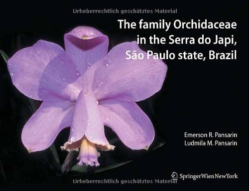 The Family Orchidaceae In The Serra Do Japi So Paulo State Brazil 1st Edition Emerson Ricardo Pansarin