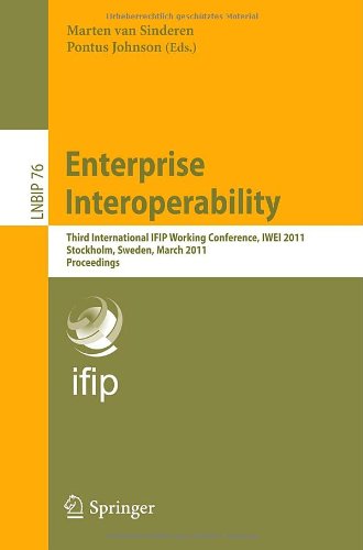 Enterprise Interoperability Third International Ifip Working Conference Iwei 2011 Stockholm Sweden March 2324 2011 Proceedings 1st Edition Andreas Friesen Auth