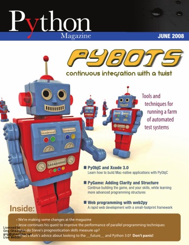 Python Magazine June 2008 Marco Tabini