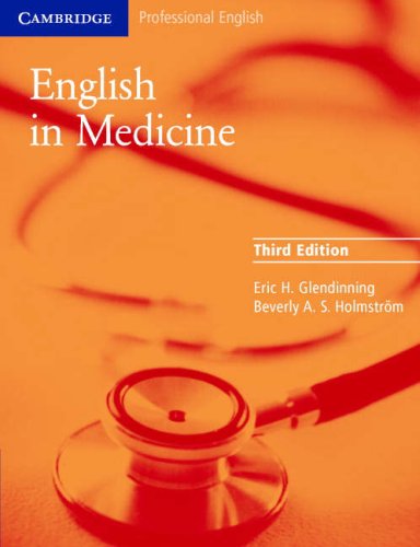 English In Medicine 3rd Ed 3rd Edition Eric H Glendinning
