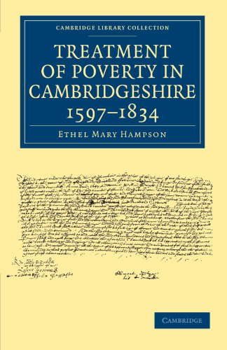Treatment Of Poverty In Cambridgeshire 15971834 1st Edition Ethel Mary Hampson